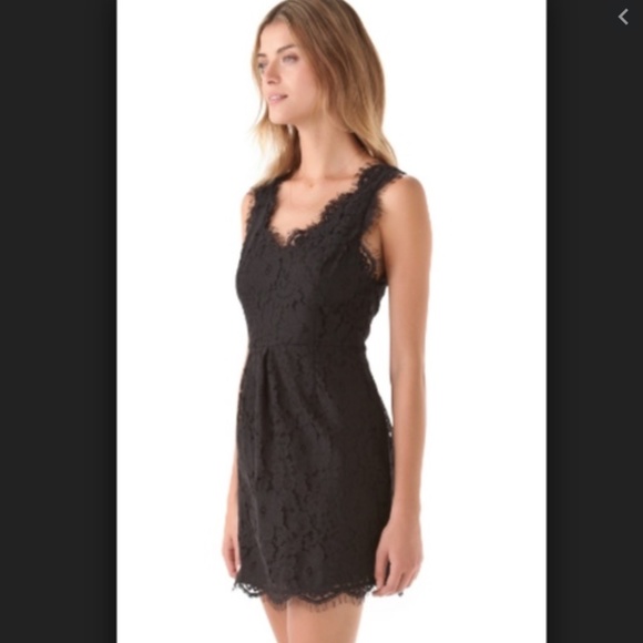Joie "Rori" Black Lace Dress Size M